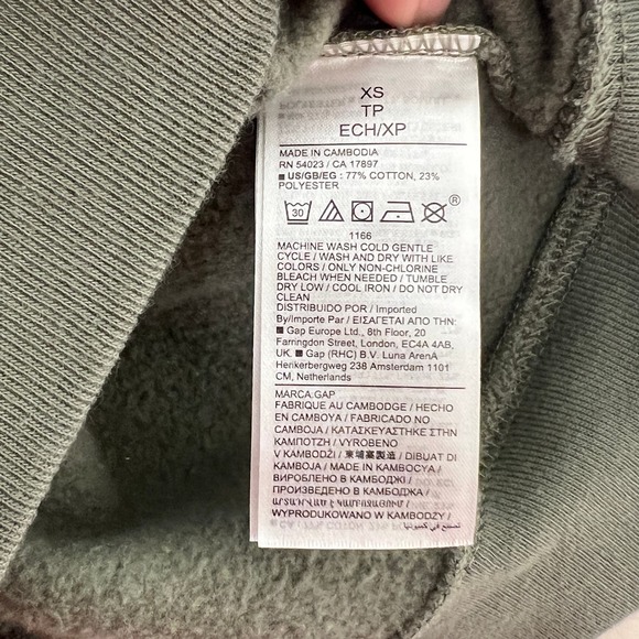 GAP Vintage Soft Crew Neck Sweatshirt - Picture 4 of 7